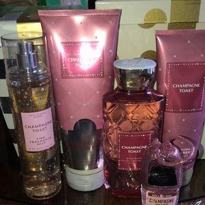 Bath and Bodyworks Champagne and Toast  gift set combo